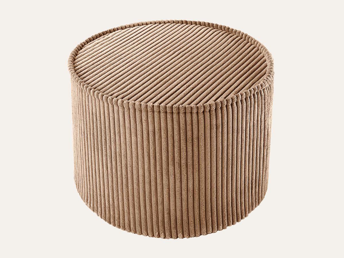 De Wigiwama ronde zitpoef Toffee