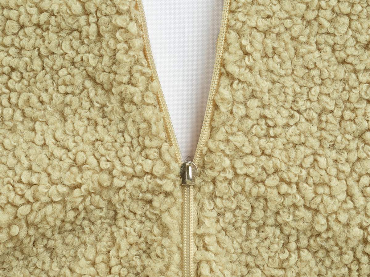Teddy van dichtbij — Wigiwama Teddy Stoffsitzsack Matcha