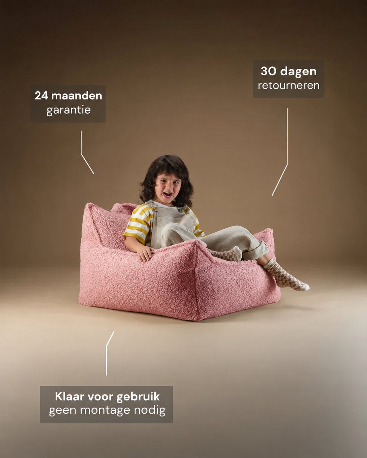 De Wigiwama zitzakstoel Guava