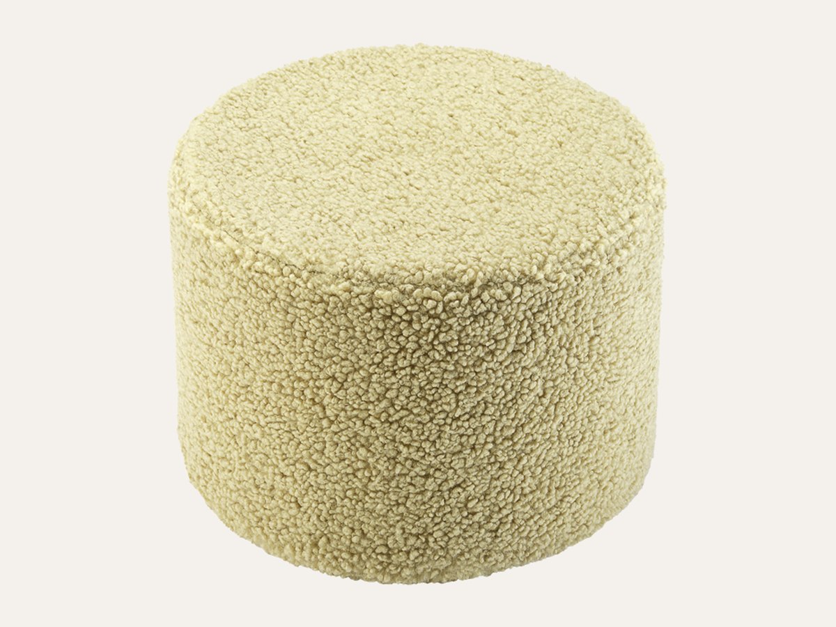 De Wigiwama ronde zitpoef Matcha