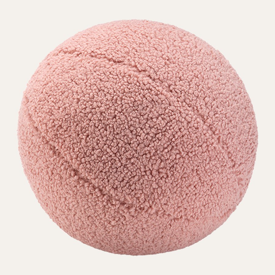 Wigiwama Teddy Bolster Cushions in Guava (oudroze)