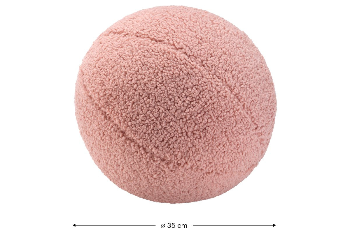 Afmetingen Wigiwama Teddy-Stoffballkissen Guave: Ø 35 cm