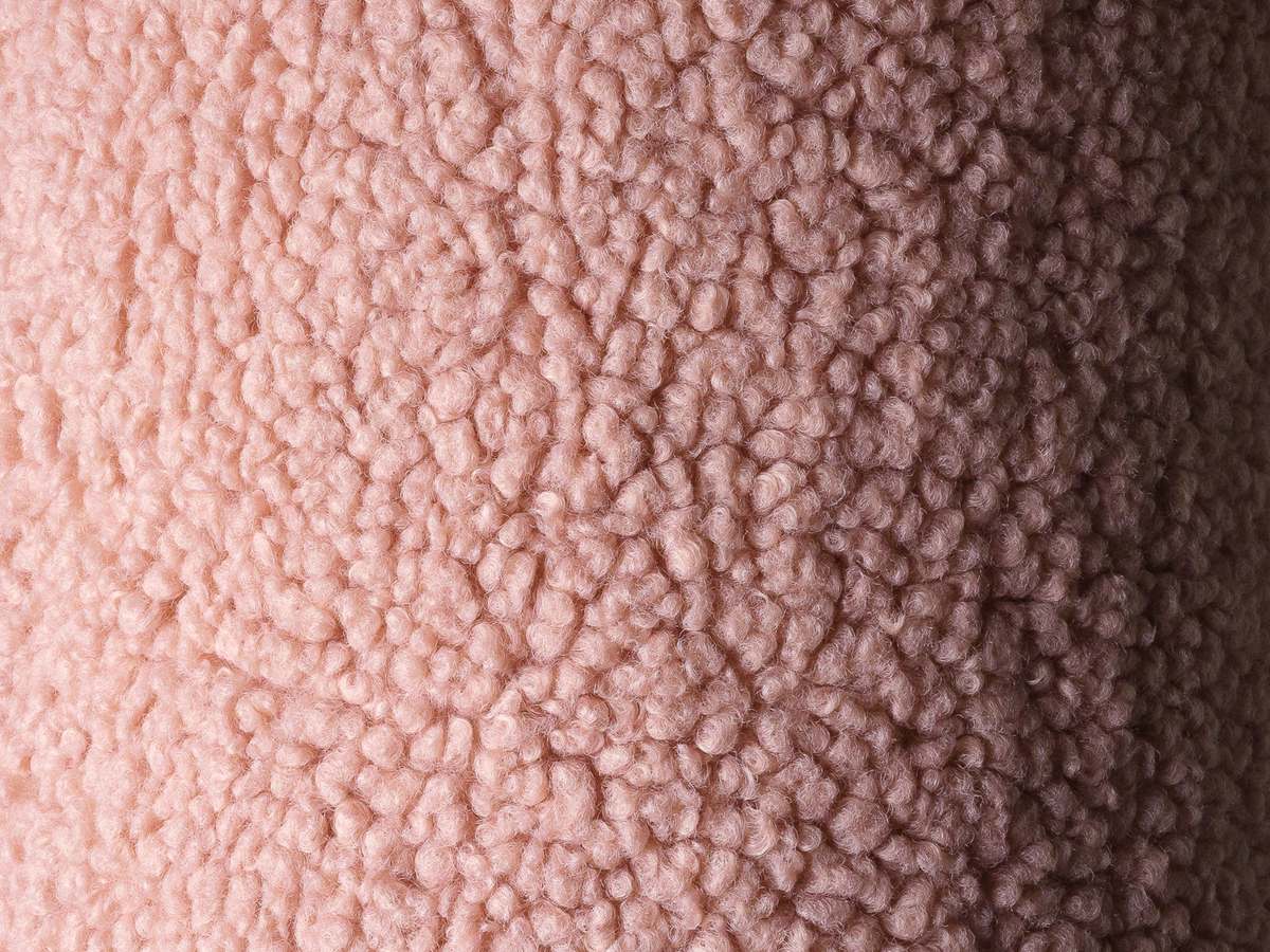 Teddy van dichtbij — Wigiwama Teddy Star Cushion Guava