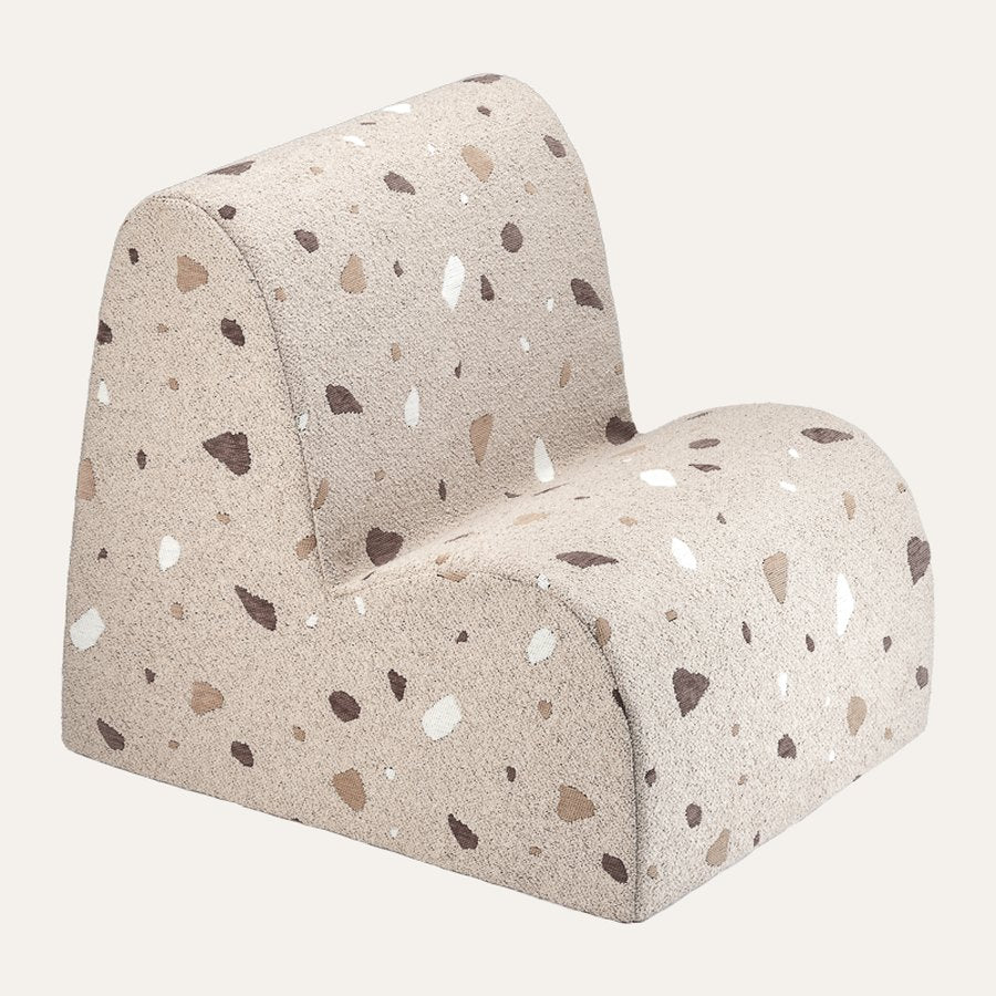 Wigiwama Wolkenstoel met Terrazzo print in Sand