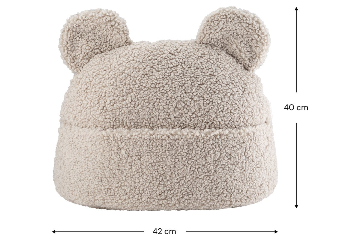 Afmetingen Wigiwama Kussen Biscuit: 42 cm breed, 22 cm diep, 40 cm hoog