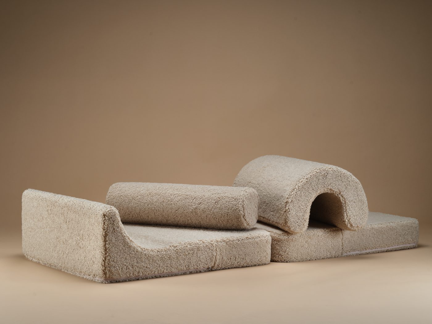 Wigiwama Flipster Uitklapstoel 3-in-1 Biscuit — tunnel