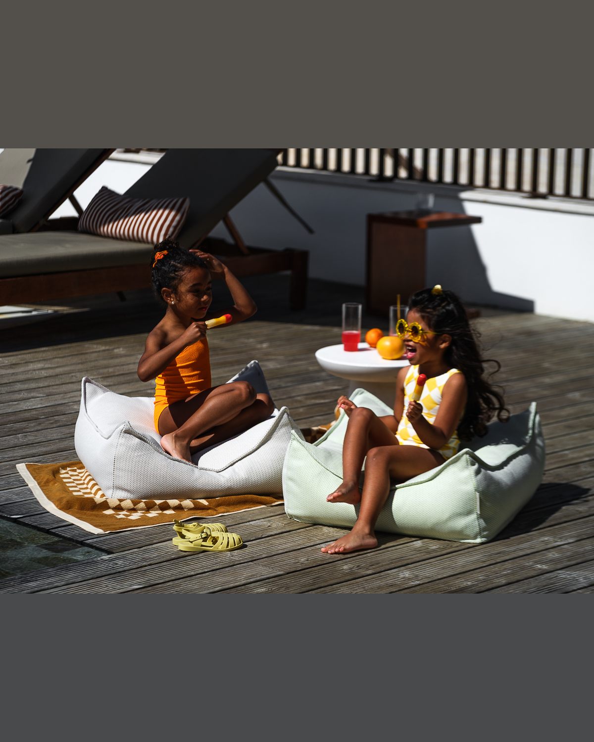 Kenmerken Wigiwama Square Outdoor-Pouf Terra