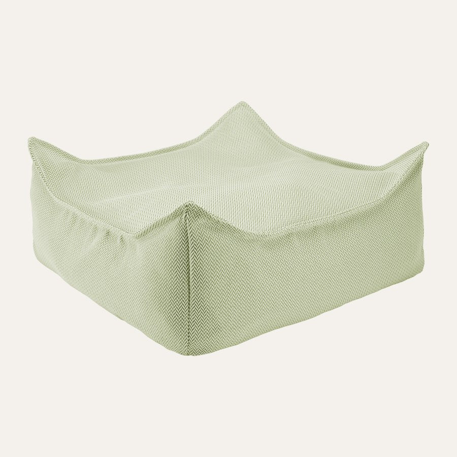 Wigiwama Square Outdoor-Pouf in Herba (olijfgroen)