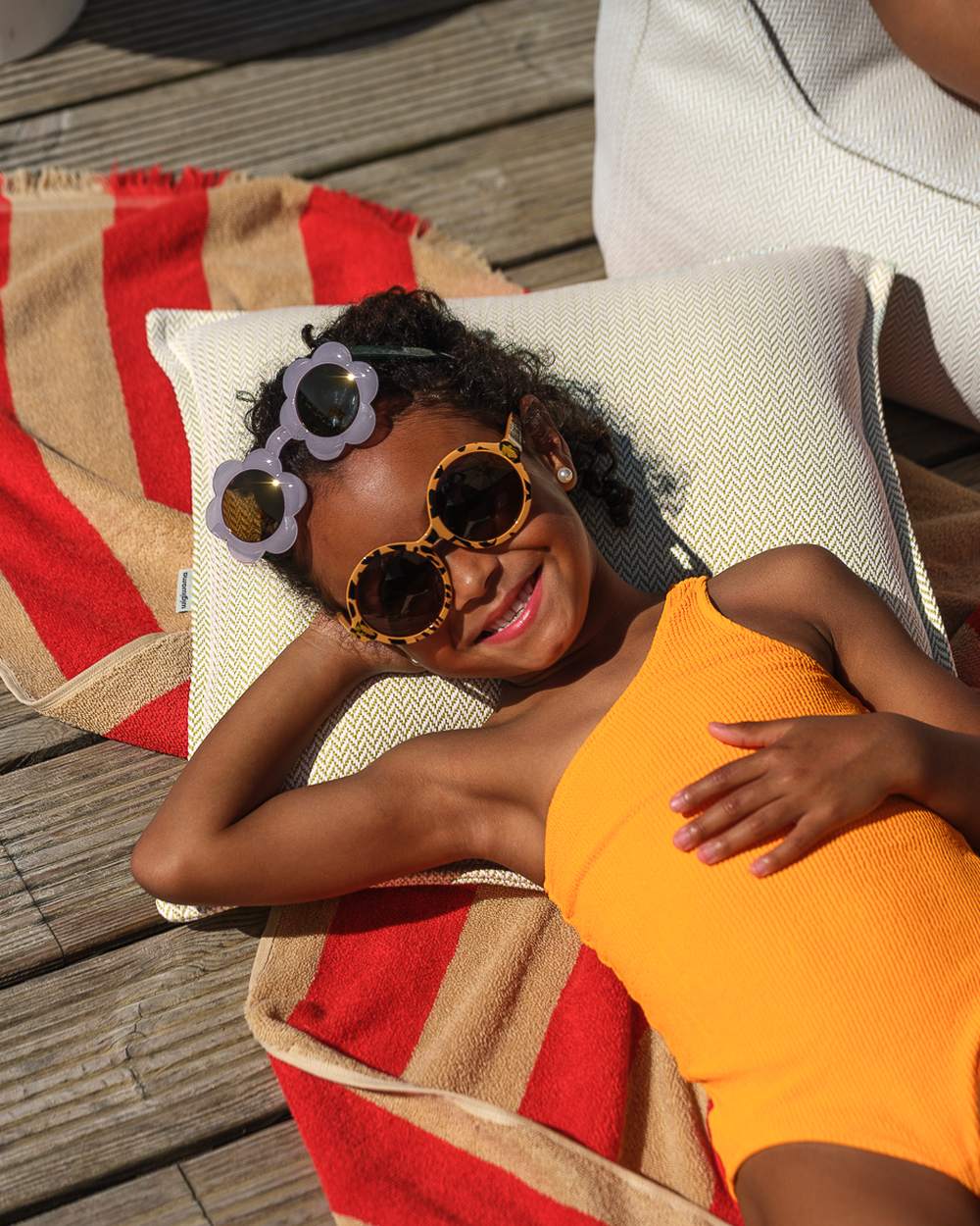 Wigiwama Square Outdoor-Kissen Herba in een kinderkamer