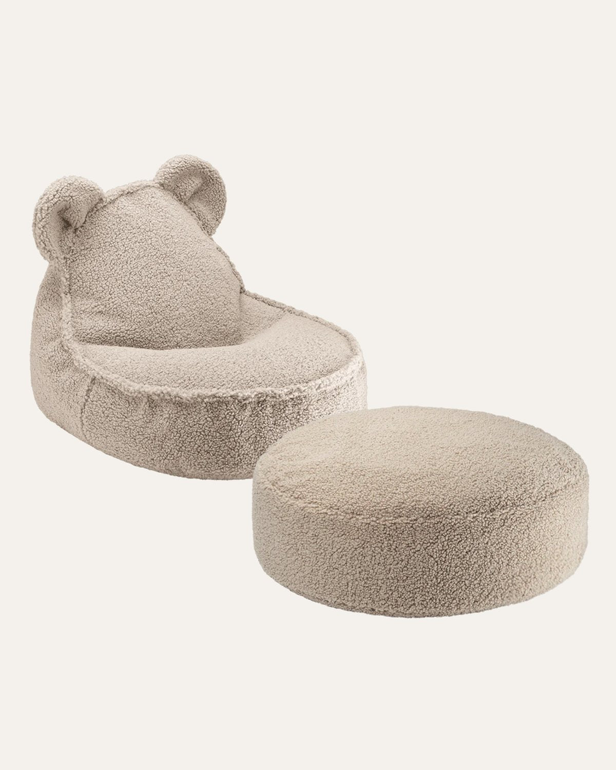 Kenmerken Wigiwama Set berenzitzak + poef Biscuit