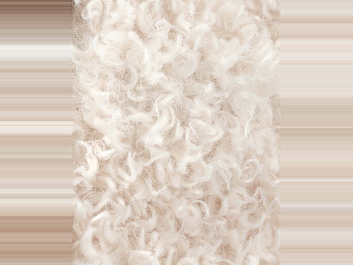 Stof van dichtbij — Teenage Armchair Momo Chair Yeti fabric - cream white