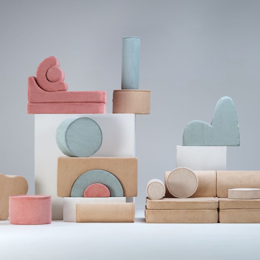 Wigiwama ribstof collectie: poefs, kussens en zitzakken
