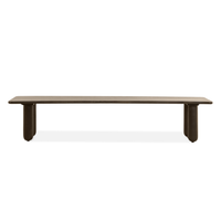 Eetbank Rondo - 200cm Donkerbruin